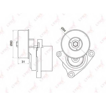 Натяжитель ремня LYNXauto PT-3030
