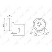 Натяжитель ремня LYNXauto PT-3031