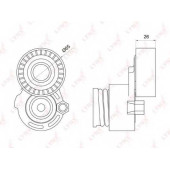 Натяжитель ремня LYNXauto PT-3035