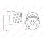 Натяжитель ремня LYNXauto PT-3038