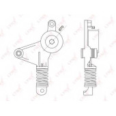 Натяжитель ремня LYNXauto PT-3045