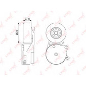 Натяжитель ремня LYNXauto PT-3051