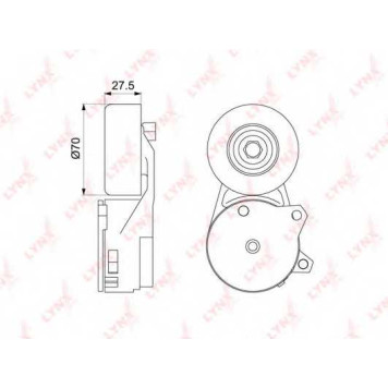 Натяжитель ремня LYNXauto PT-3051