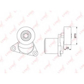 Натяжитель ремня LYNXauto PT-3201