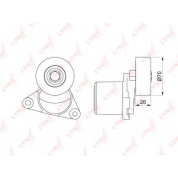 Натяжитель ремня LYNXauto PT-3201