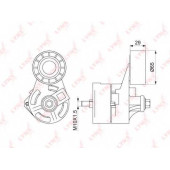 Натяжитель ремня LYNXauto PT-3255