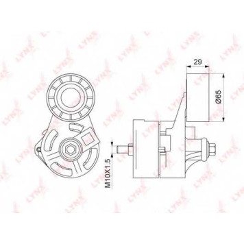 Натяжитель ремня LYNXauto PT-3255