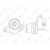 Натяжитель ремня LYNXauto PT-3270