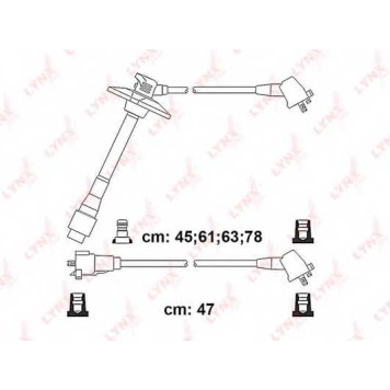 Комплект проводов зажигания LYNXauto SPC7554