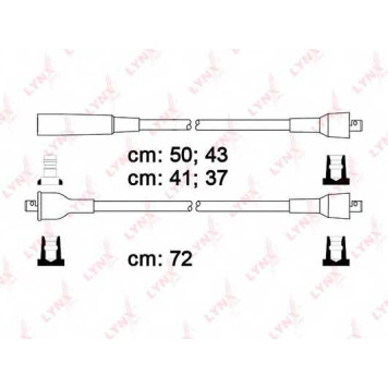 Комплект проводов зажигания LYNXauto SPE4606