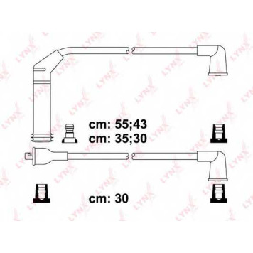 Комплект проводов зажигания LYNXauto SPE5513