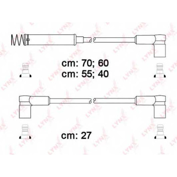 Комплект проводов зажигания LYNXauto SPE5908