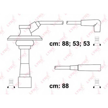Комплект проводов зажигания LYNXauto SPE7111