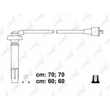 Комплект проводов зажигания LYNXauto SPE7113