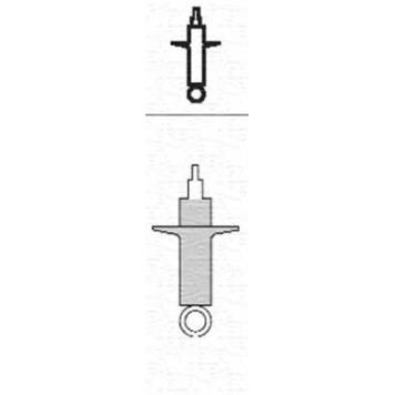 Амортизатор задний для FORD ESCORT(AAL,ABL,AFL,GAL) <b>MAGNETI MARELLI 351352070000 / 1352G</b>