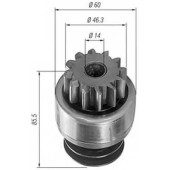 Ведущая шестерня стартера MAGNETI MARELLI AMB0222 / 940113020222