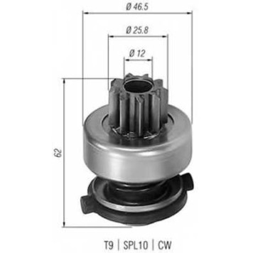 Ведущая шестерня стартера MAGNETI MARELLI AMB0310 / 940113020310