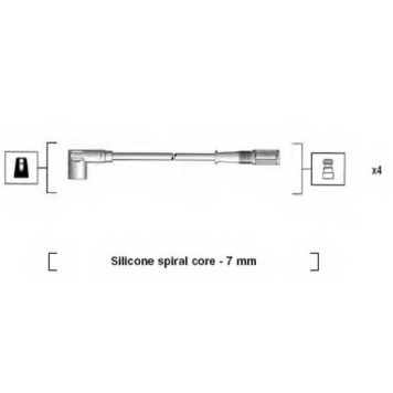 Комплект проводов зажигания MAGNETI MARELLI MSK610 / 941095720610