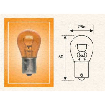 Лампа накаливания PY21W 24В 21Вт MAGNETI MARELLI 008508100000