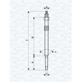 Свеча накаливания MAGNETI MARELLI UC27A / 062900024304