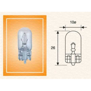 Лампа накаливания 24В 3Вт MAGNETI MARELLI 003822100000