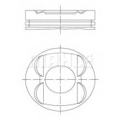 Поршень MAHLE ORIGINAL 001 14 00