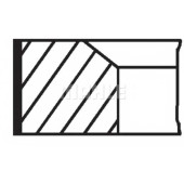 Комплект поршневых колец MAHLE ORIGINAL 002 93 N2