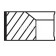 Комплект поршневых колец MAHLE ORIGINAL 003 01 N0