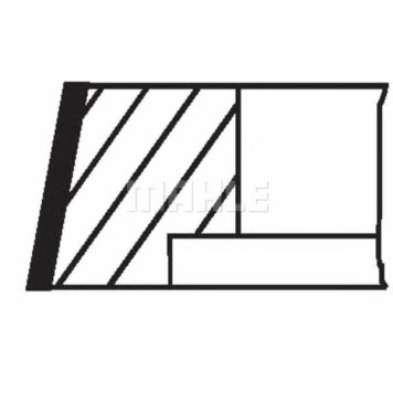 Комплект поршневых колец MAHLE ORIGINAL 003 16 N0-1