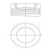 Поршень MAHLE ORIGINAL 005 38 00