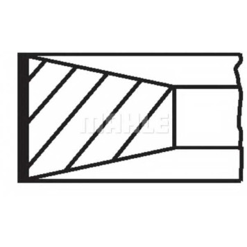 Комплект поршневых колец MAHLE ORIGINAL 009 13 N1