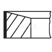 Комплект поршневых колец MAHLE ORIGINAL 014 93 N0