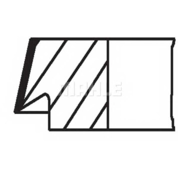 Комплект поршневых колец MAHLE ORIGINAL 015 01 N1-1