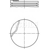 Поршень MAHLE ORIGINAL 022 03 01