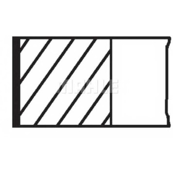 Комплект поршневых колец MAHLE ORIGINAL 028 RS 00126 0N0