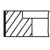 Комплект поршневых колец MAHLE ORIGINAL 030 48 N0
