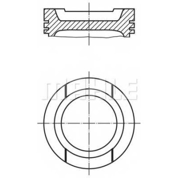 Поршень MAHLE ORIGINAL 030 92 02