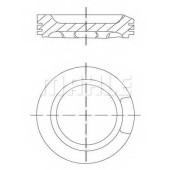 Поршень MAHLE ORIGINAL 033 04 01