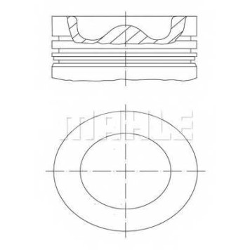 Поршень MAHLE ORIGINAL 061 PI 00111 000