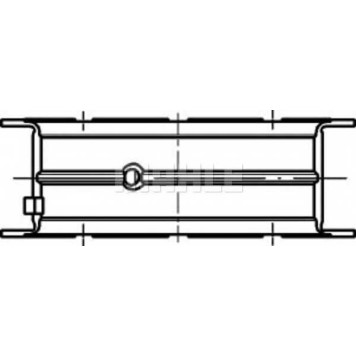 Подшипник коленвала MAHLE ORIGINAL 081 HS 19400 000