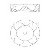 Поршень MAHLE ORIGINAL 209 62 00