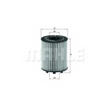 MAHLE OX371D - фильтр масляный