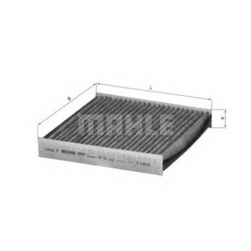 Фильтр салонный MAHLE ORIGINAL 70342649 / LAK 184