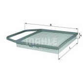 Фильтр воздушный MAHLE ORIGINAL 70350858 / LX 1564