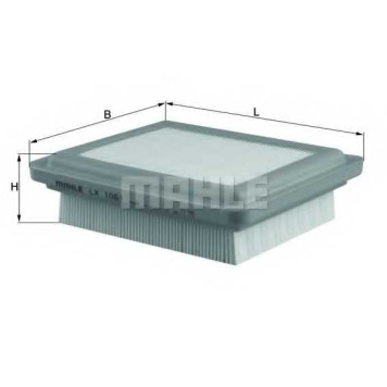 Фильтр воздушный MAHLE ORIGINAL 70372224 / LX 1061