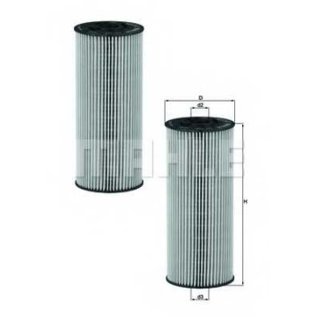 MAHLE OX137D1S - фильтр масляный