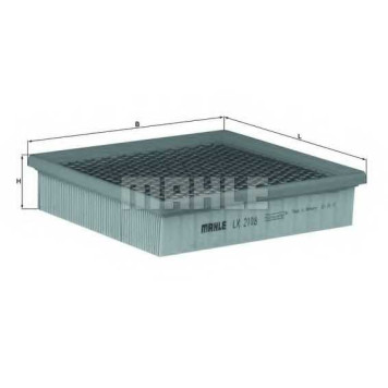 MAHLE LX2108 - фильтр воздушный