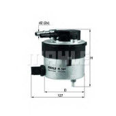Фильтр топливный MAHLE ORIGINAL 70385374 / KL 569