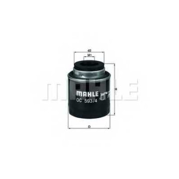 MAHLE OC5934 - фильтр масляный