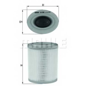 Фильтр воздушный MAHLE ORIGINAL 70510295 / LX 2790